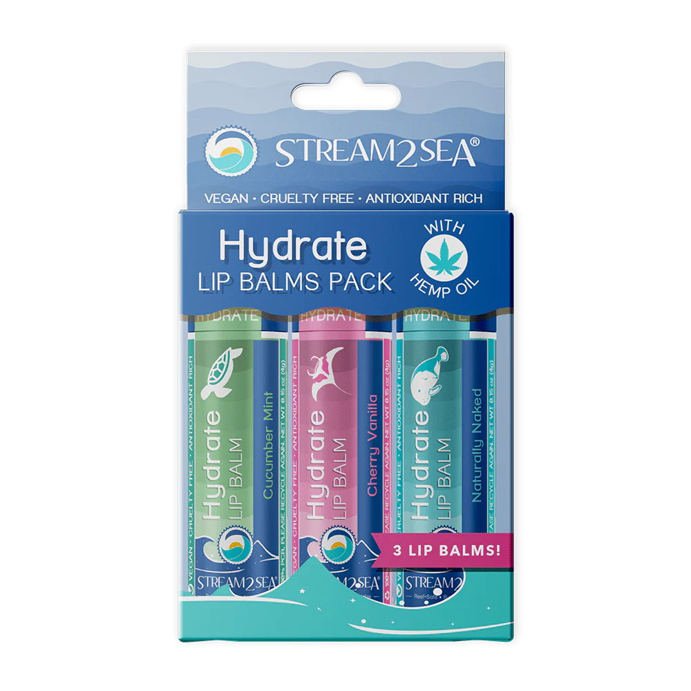 Stream2Sea Hydrate Lip Balm 3 Pack
