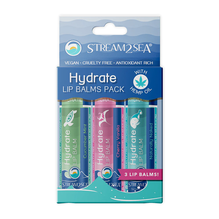 Stream2Sea Hydrate Lip Balm 3 Pack