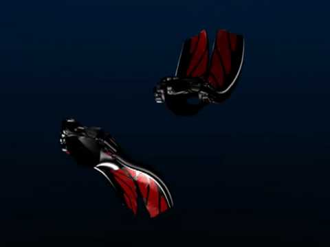 Atomic Splitfin, Full Foot, Black